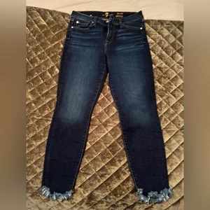 7 for all mankind ankle skinny